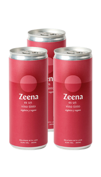 Zeena Vino Orgánico Tinto Lata 25Cl 1 Zeena Vino Orgánico Tinto Lata 25Cl