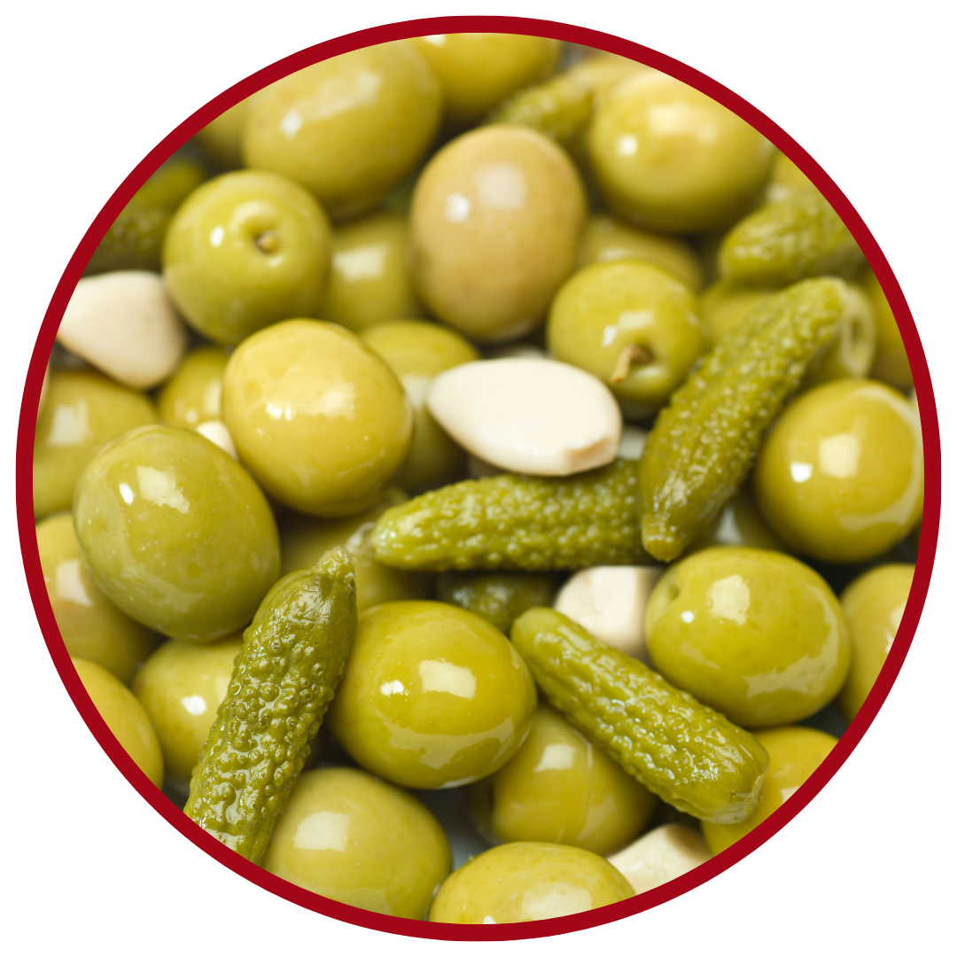 aceitunas y encurtidos